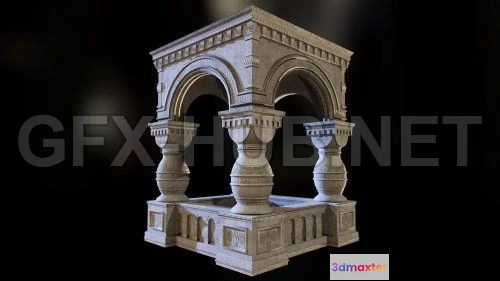 1189100 - PBR Game 3D Model - Stone Structure Trim Sheet