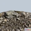 1189102 - PBR Game 3D Model - Stones on the Ground 02 (obj, tex)