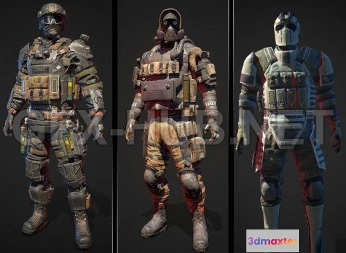 1189108 - PBR Game 3D Model - Stormtroopers