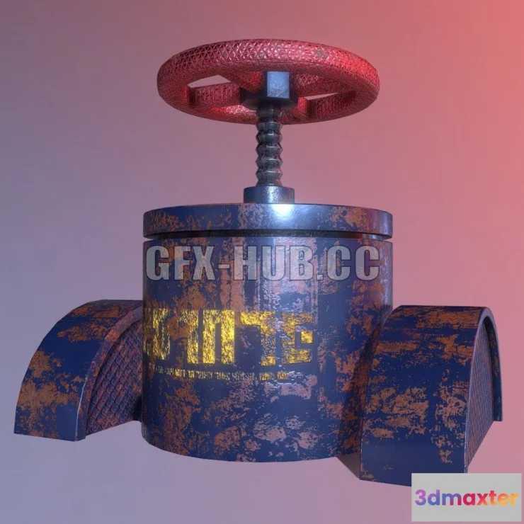 1189110 - PBR Game 3D Model - Strange Turning Machine