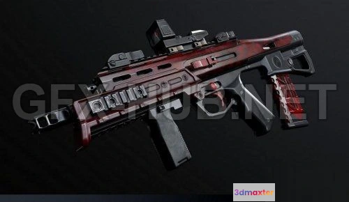 1189160 - PBR Game 3D Model - SUNDA MK2 300 Bullpup