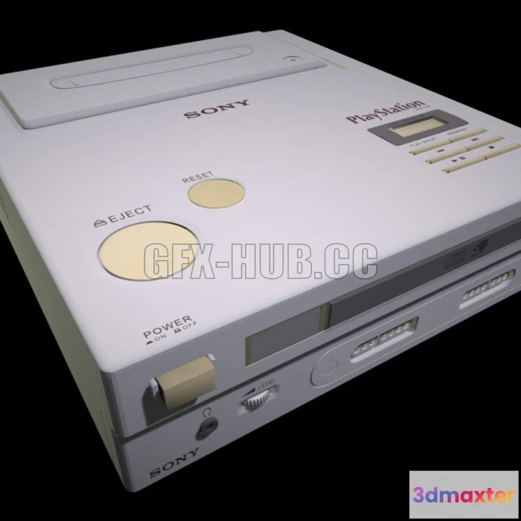 1189166 - PBR Game 3D Model - Super NES CD-ROM