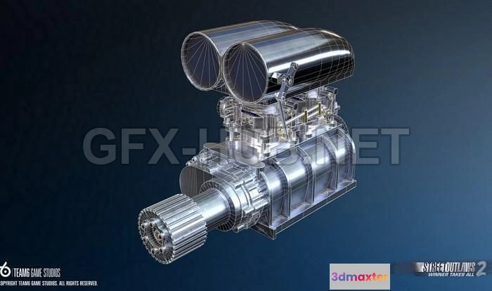 1189168 - PBR Game 3D Model - Supercharger