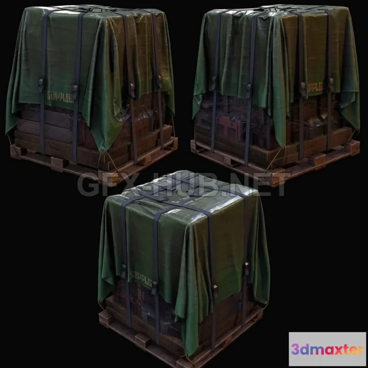 1189174 - PBR Game 3D Model - Supply Drop PBR