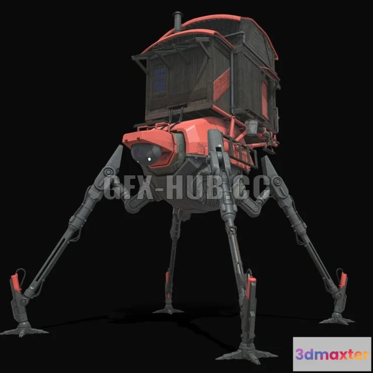 1189190 - PBR Game 3D Model - SwampStrider