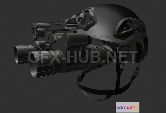 1189218 - PBR Game 3D Model - Tactical Helmet