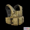 1189220 - PBR Game 3D Model - Tactical military vest