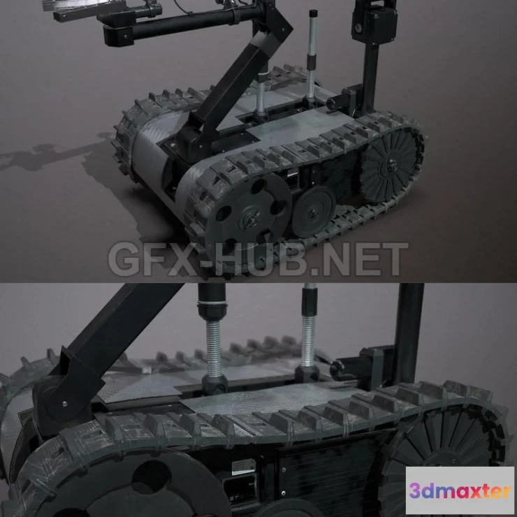 1189226 - PBR Game 3D Model - Talon bomb disposal robot