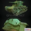 1189228 - PBR Game 3D Model - Tank T-26