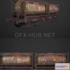1189232 - PBR Game 3D Model - Tank Wagon 2