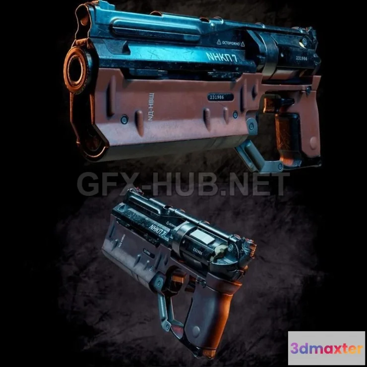 1189264 - PBR Game 3D Model - Techtronika RT-46 Burya