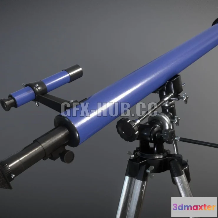 1189270 - PBR Game 3D Model - Telescope