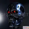 1189288 - PBR Game 3D Model - Terminator 2 Judgement Day Skull