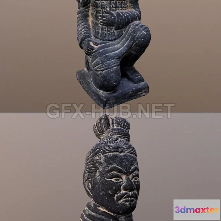 1189292 - PBR Game 3D Model - Terracotta Warrior