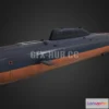 1189330 - PBR Game 3D Model - The nuclear submarine project 945 Barracuda