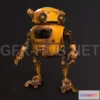1189348 - PBR Game 3D Model - The Robot