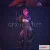 1189374 - PBR Game 3D Model - Tiefling Rogue
