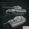 1189380 - PBR Game 3D Model - Tiger 2 Tank