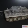 1189384 - PBR Game 3D Model - Tiger tank