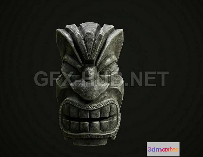 1189388 - PBR Game 3D Model - Tiki PBR