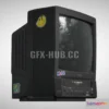 1189404 - PBR Game 3D Model - Toshiba CRT TV