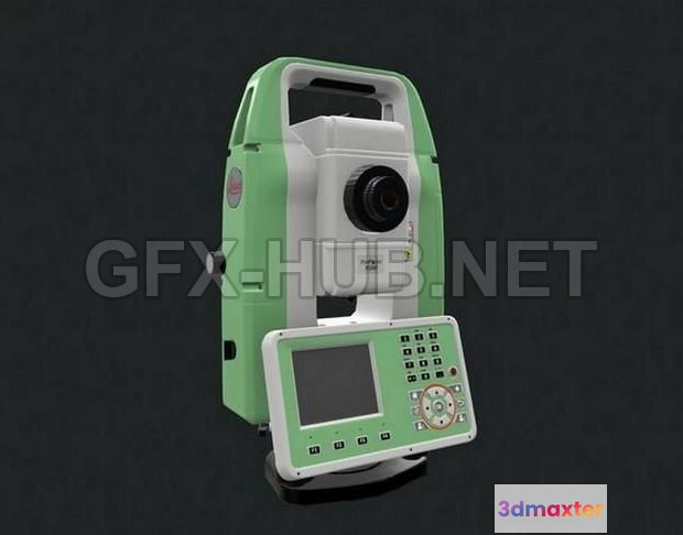 1189406 - PBR Game 3D Model - total station theodolite