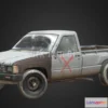 1189412 - PBR Game 3D Model - Toyota Hilux 1983
