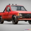1189414 - PBR Game 3D Model - Toyota Pickup Hillux 1983