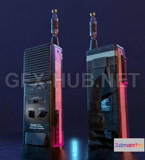 1189438 - PBR Game 3D Model - TRC-219 Realistic Radio PBR