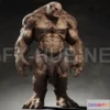 1189462 - PBR Game 3D Model - Troll rigged