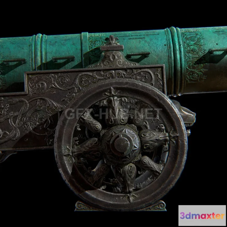 1189468 - PBR Game 3D Model - Tsar Cannon