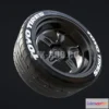 1189478 - PBR Game 3D Model - Tuner car wheel