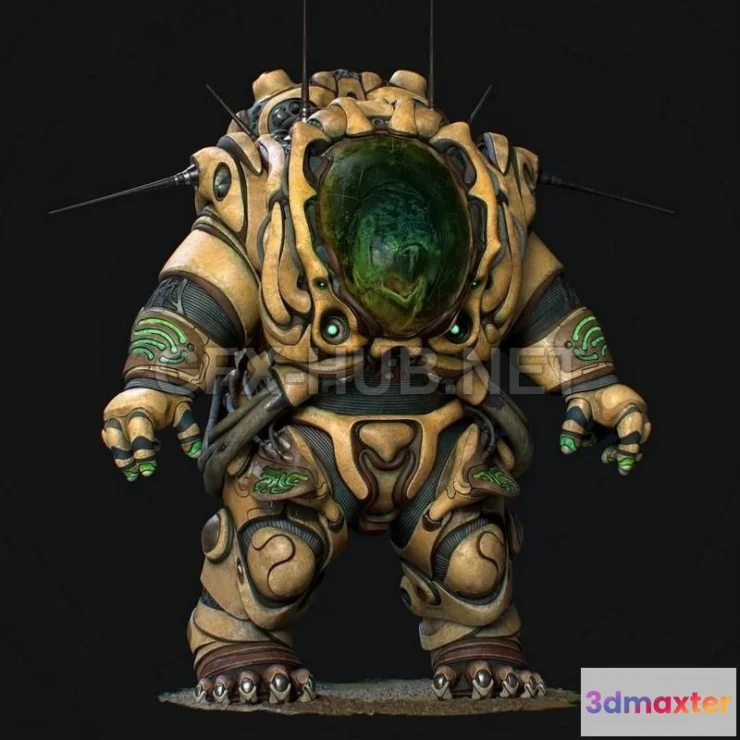 1189486 - PBR Game 3D Model - Turtle Warriors PBR