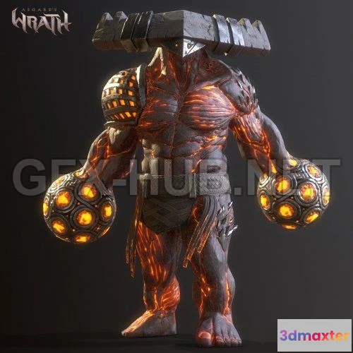 1189504 - PBR Game 3D Model - Tyr Bruiser - Asgard’s Wrath