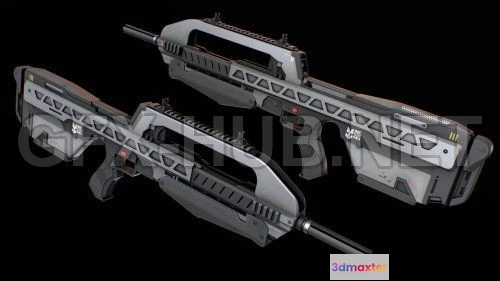 1189534 - PBR Game 3D Model - UNSC Arsenal PBR