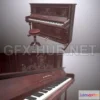 1189536 - PBR Game 3D Model - Upright piano