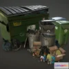 1189540 - PBR Game 3D Model - Urban Trash Pack Vol 3 Low Poly