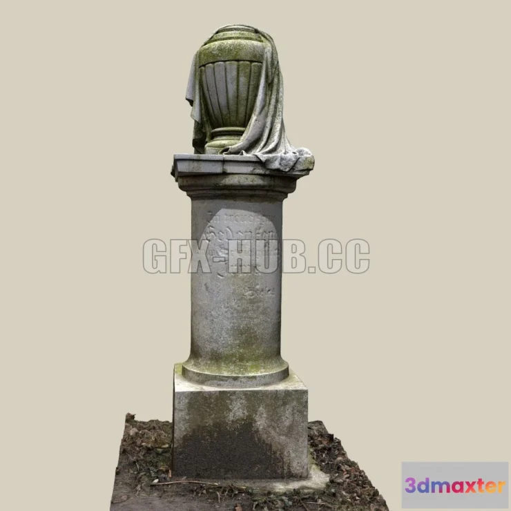 1189544 - PBR Game 3D Model - Urnenstatue IRMA