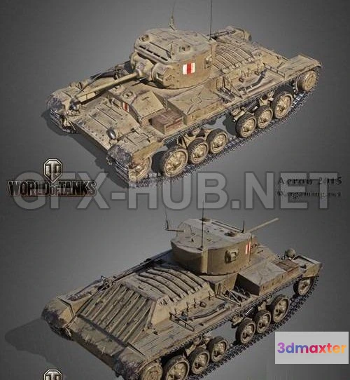1189574 - PBR Game 3D Model - Valentine Infantry Tank Mk. III