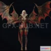 1189578 - PBR Game 3D Model - Vampire Girl