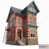 1189610 - PBR Game 3D Model - Victorian house
