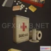 1189660 - PBR Game 3D Model - Vintage First Aid Kit