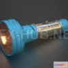 1189662 - PBR Game 3D Model - Vintage Flashlight