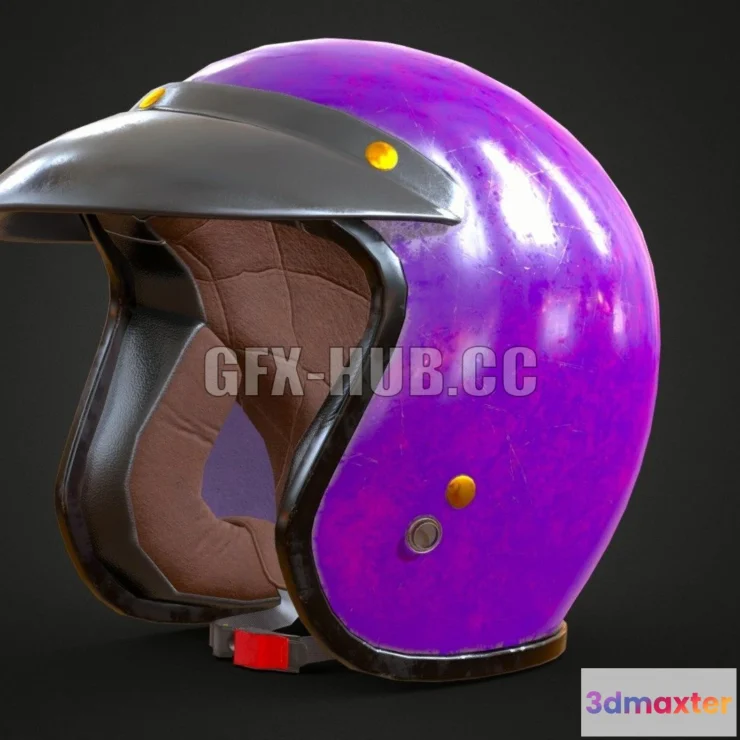 1189670 - PBR Game 3D Model - Vintage Helmet