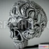 1189708 - PBR Game 3D Model - Voodoo Skull PBR
