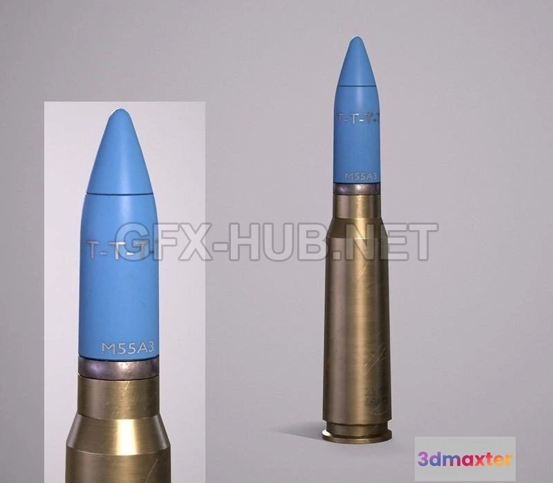 1189720 - PBR Game 3D Model - Vulcan Bullet