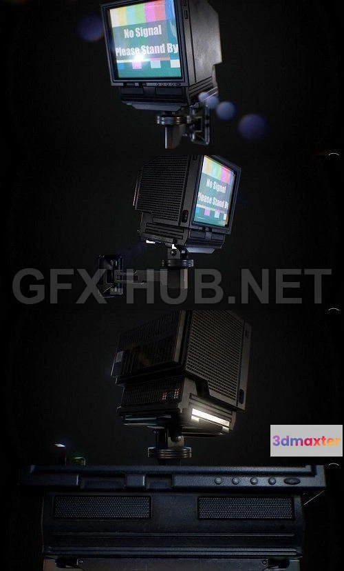 1189736 - PBR Game 3D Model - Wall-mounted Television