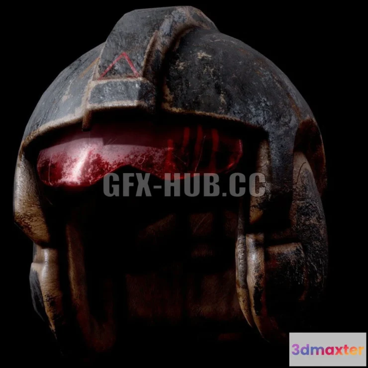 1189770 - PBR Game 3D Model - Wasteland Helmet