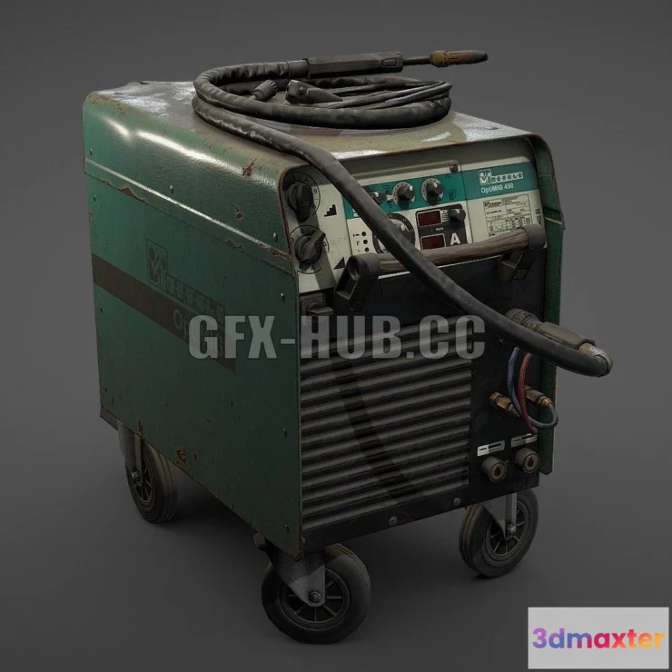 1189788 - PBR Game 3D Model - Welding Machine (Mercle OptiMIG 450)