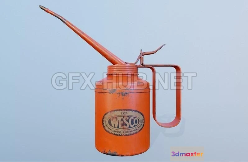 1189794 - PBR Game 3D Model - Wesco Oil Can